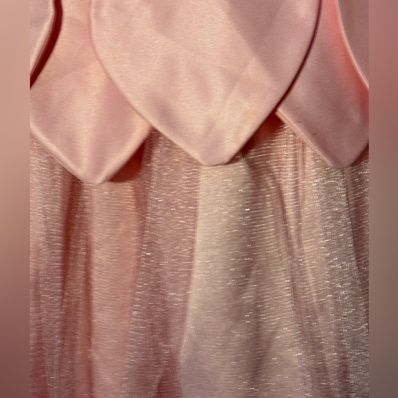 Girls Princess Ballerina Dress With Scalloped Tulle Lower - Picture 4 of 5